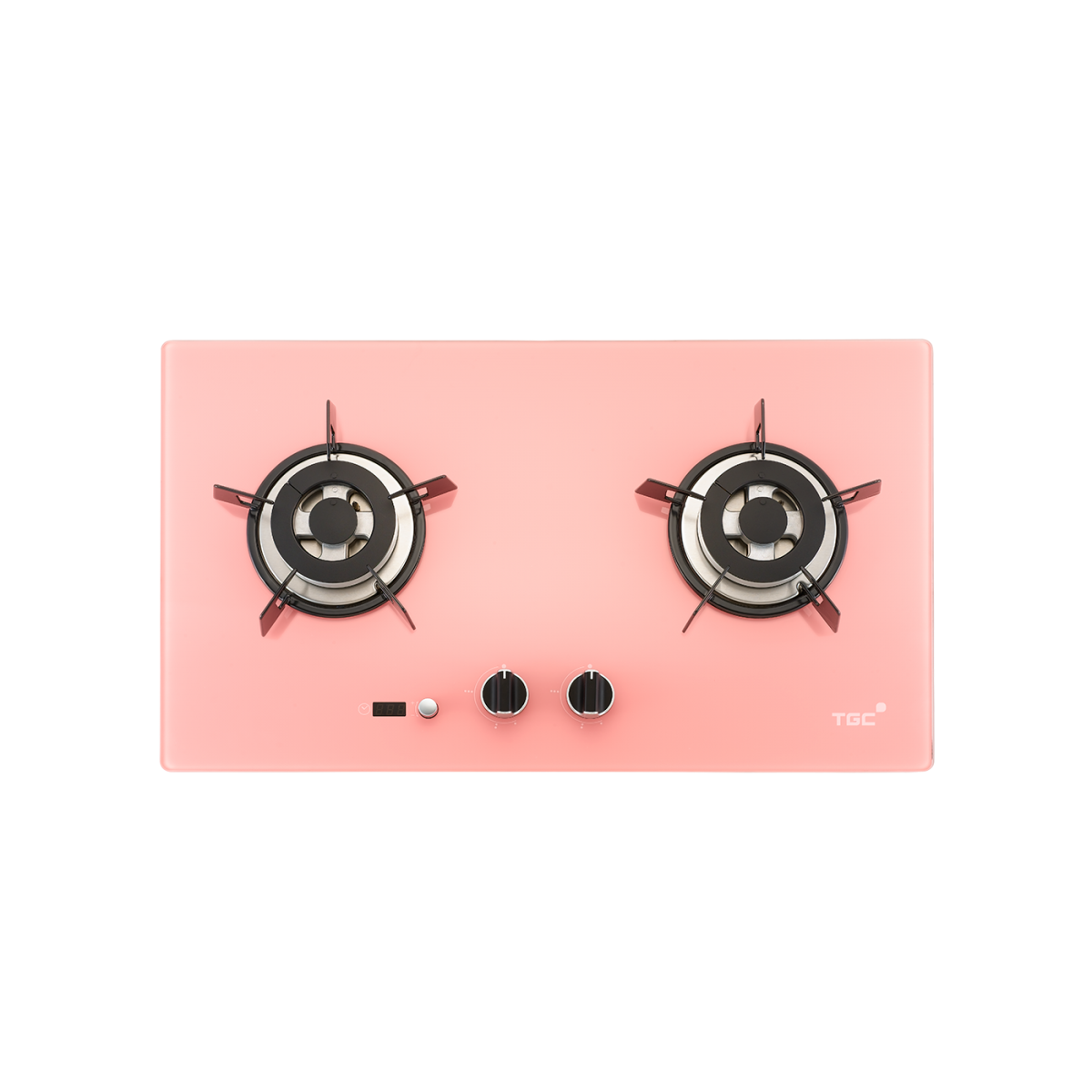 TGC TRTB62ST-G 粉紅色密封爐頭嵌入式平面爐：5.0kW強勁火力，易潔時尚之選